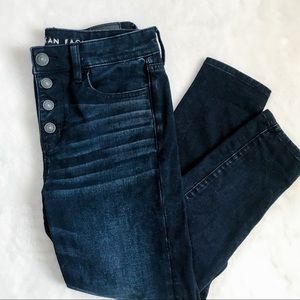 High-Rise Stretch Jegging with Button Fly, Size 8L